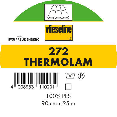 Freudenberg Vlieseline 272 Thermolam Breite 90 cm | Rolle 25 Meter