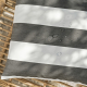 Outdoor Kissenhülle SANTORIN mit Öse und Kordel 40 x 60 cm 007 anthrazit