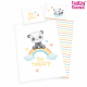 Babybettw&auml;sche Set Regenbogen Panda babybest&reg;