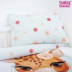 Babybettwäsche Set 100x135cm aus Bio-Baumwolle Giraffe babybest® Flanell