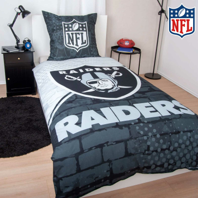 NFL Wende-Bettwäscheset Renforcé 80 x 80 cm + 135 x 200 cm