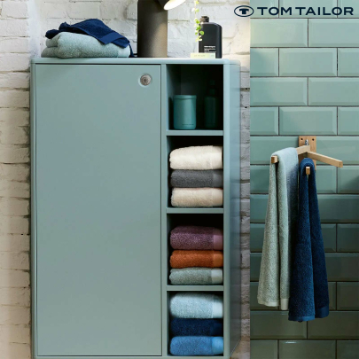 TOM TAILOR Duschtuch MIG 70 x 140 cm Sky Blue