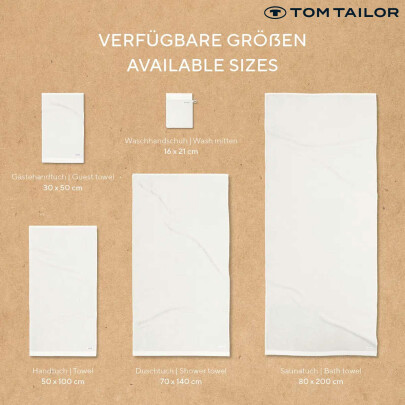 TOM TAILOR Saunatuch MIG 80 x 200 cm Crisp White