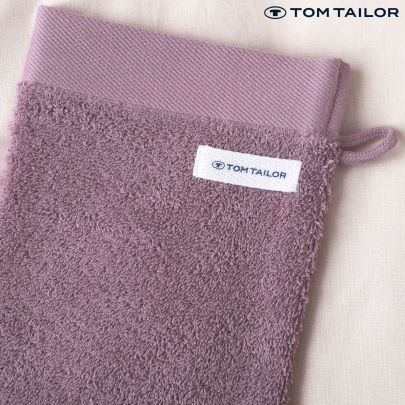 TOM TAILOR Waschhandschuh MIG 6er Set 16 x 21 cm Cozy Mauve