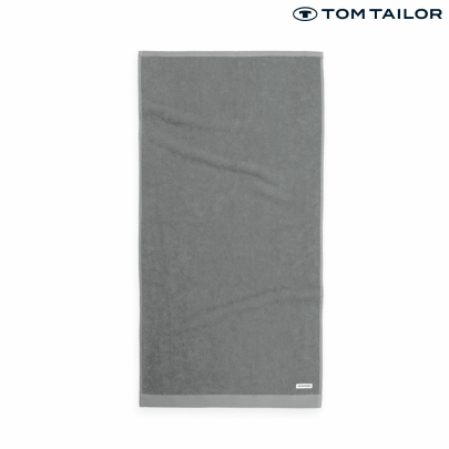 TOM TAILOR Handtuch MIG 2er Set 50 x 100 cm Moody Grey