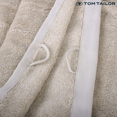 TOM TAILOR Handtuch MIG 2er Set 50 x 100 cm Sunny Sand