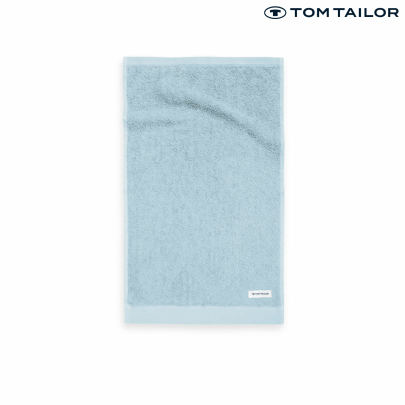 TOM TAILOR Gästehandtuch 4er Set 30 x 50 cm Sky Blue